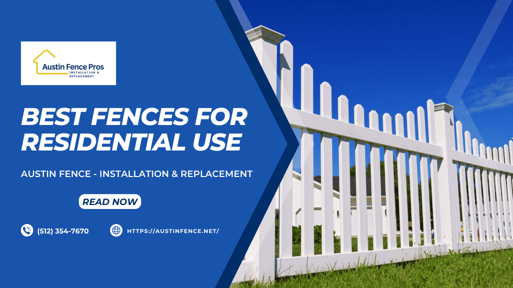 new installed wooden fence
