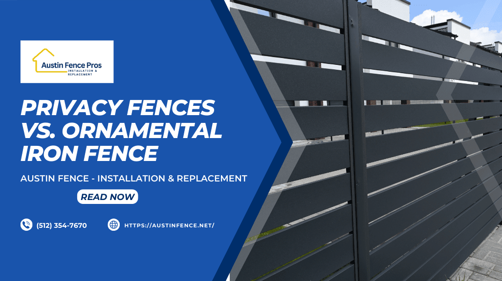 black wooden privacy fence